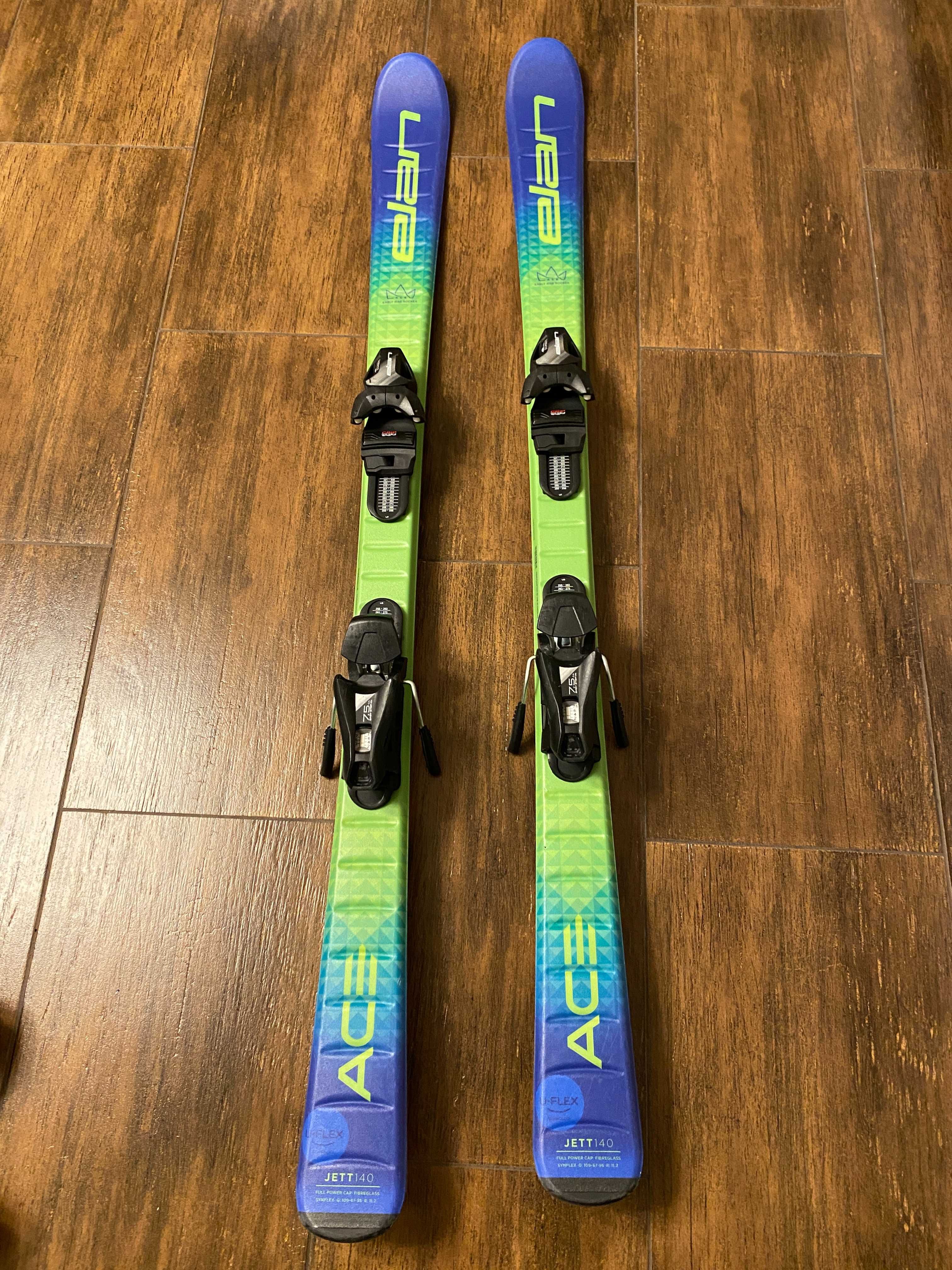 Jak nowe Narty ELAN JETT 140 CM 2022