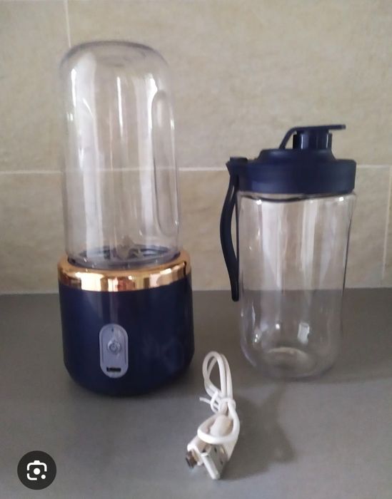 przenośny nowy mikser blender  z dodatkowym naczyniem