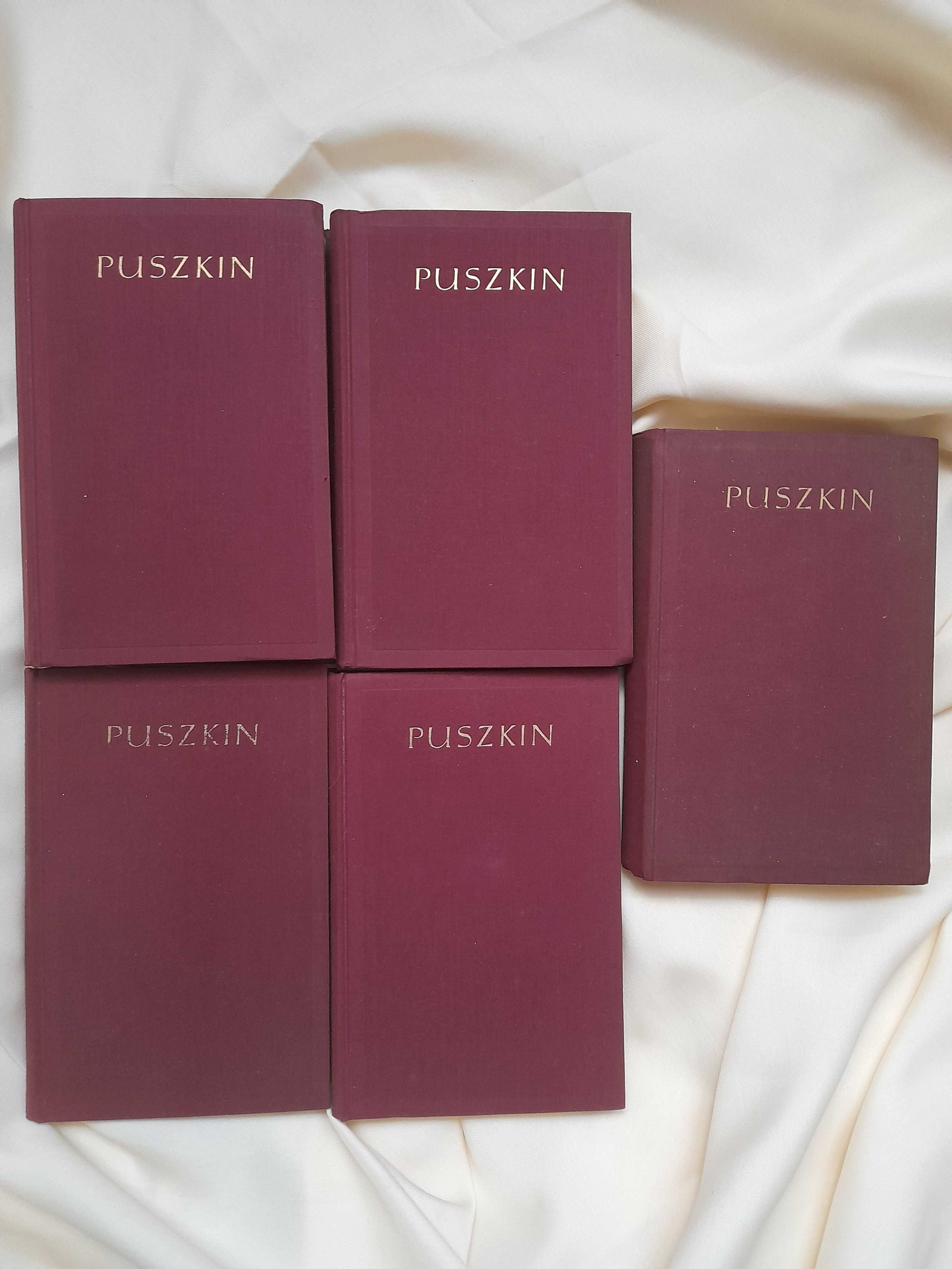 5 tomów Aleksander Puszkin 1956r