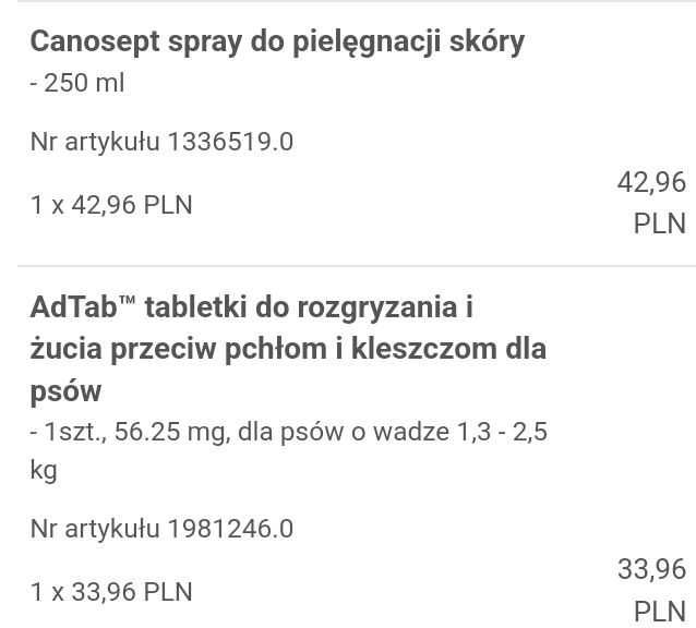 Nowy zestaw dla psa