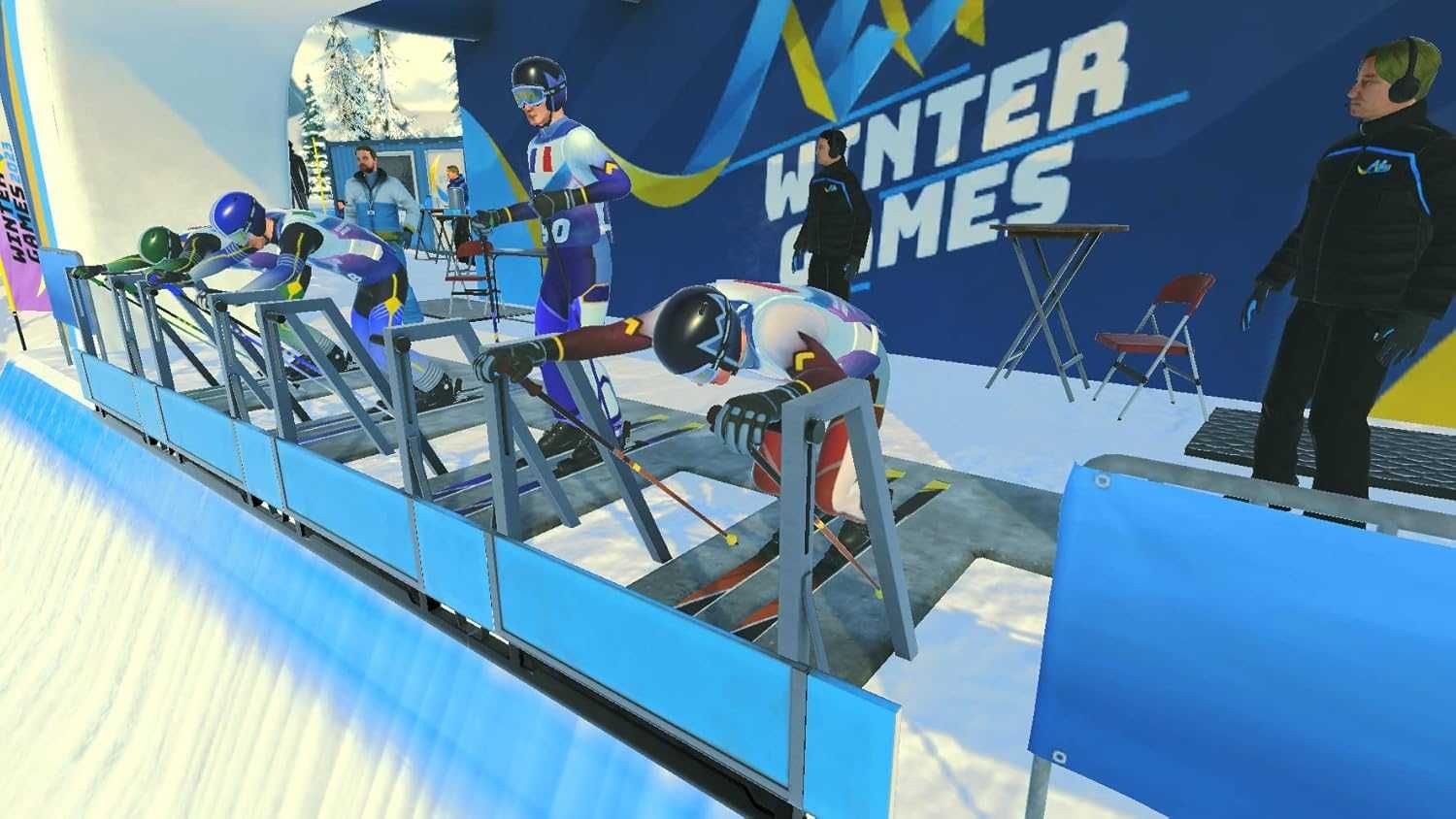 Winter Games 2023 PS5 - zestaw gier sportowych, narty, snowboard