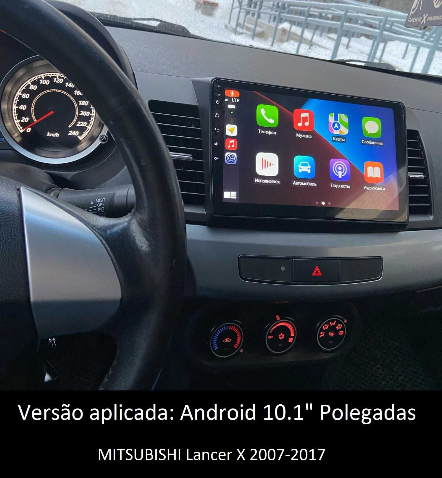 Rádio 2DIN Mitsubishi LANCER (2000 a 2017) • Android EVO VII VIII IX X