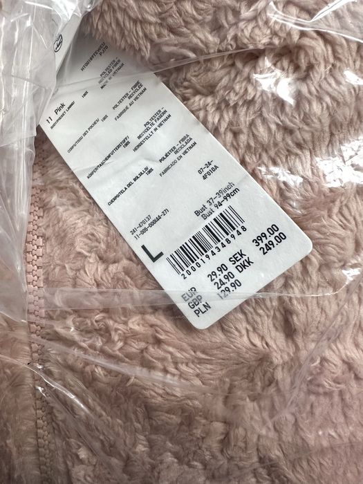 (XS, S, M, L) М‘яка тепла фліска шерпа Uniqlo fluffy fleece full-zip