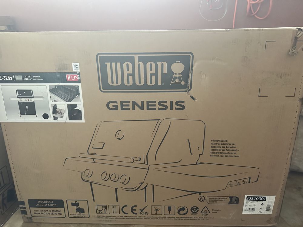 Grill Weber Genesis E-325s stan nowy nie otwierany
