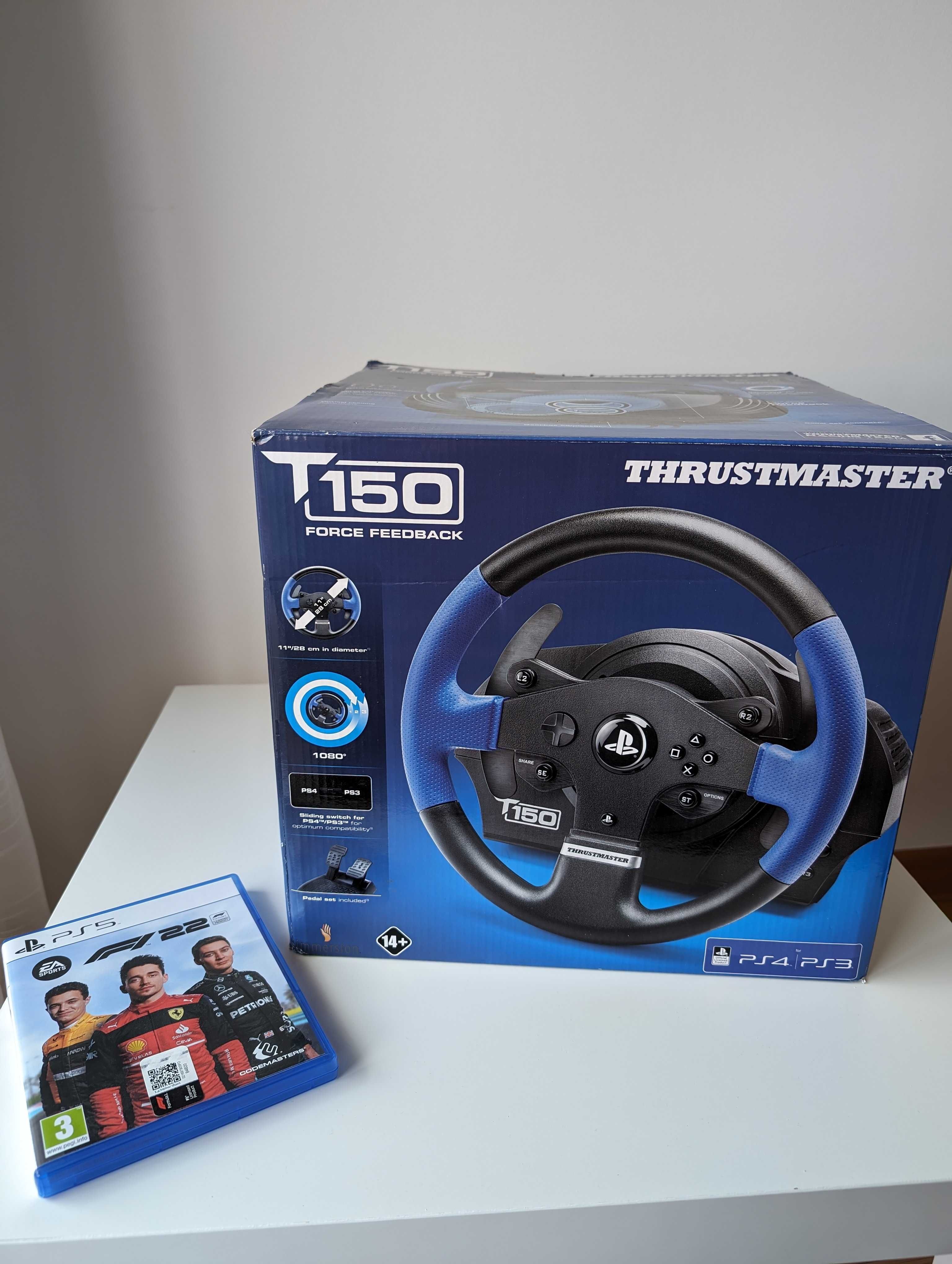Volante Thrustmaster T150 + Jogo PS5 F1 22