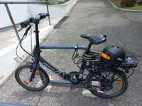 Bicicleta Elétrica Dobrável-2baterias