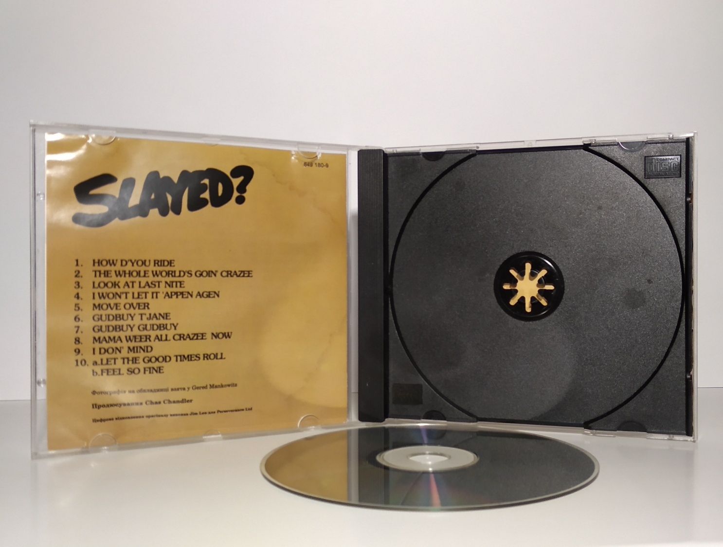 CD Slayed "Slayed?" Rock СД диски рок Слейд ас дс ac dc музыка