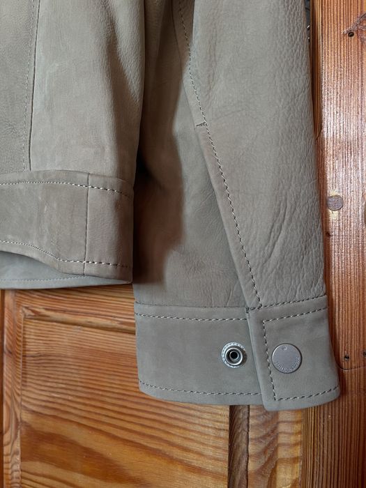 Нова шкіряна куртка JUNK DE LUXE suede жакет світло-сірий