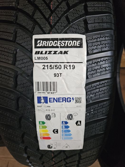 Opony zimowe 215/50/19 Bridgestone lm 005