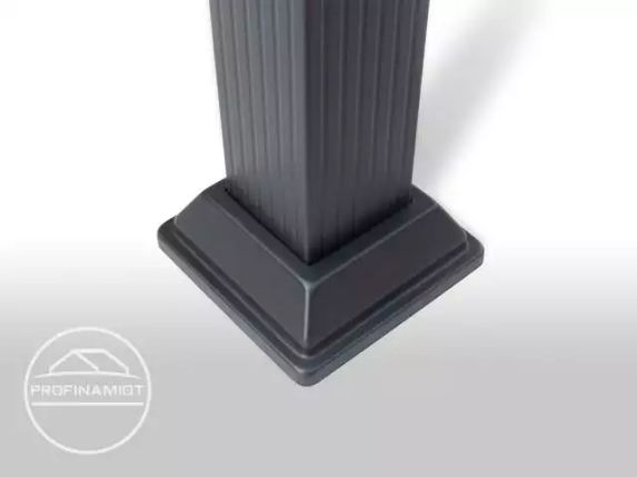 Pawilon ogrodowy Hardtop Rendezvous Deluxe szaro-brązowy, 3x4m