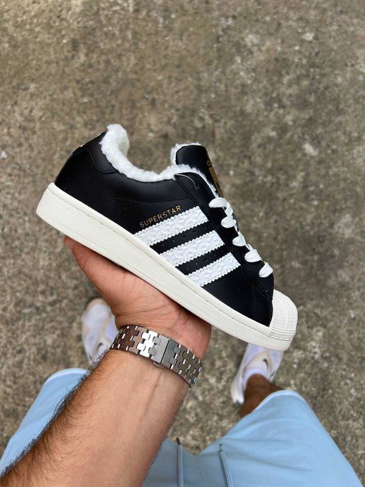 ЗИМА | Кросівки Adidas Superstar | адідас суперстар хутро | зимові