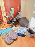 podwójny wózek spacerowy Cybex gazelle s duży zestaw Sky Blue TPE