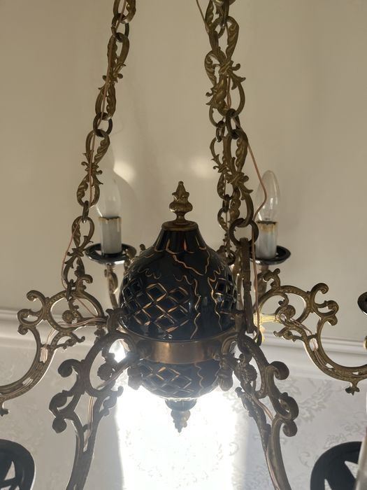 Żyrandol antyk 6-cio ramienny