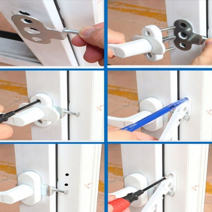 Blokada zabezpieczenie okna ogranicznik OKIENNY do OKIEN REGULATOR