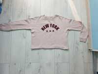 Bluza w typie crop top new york