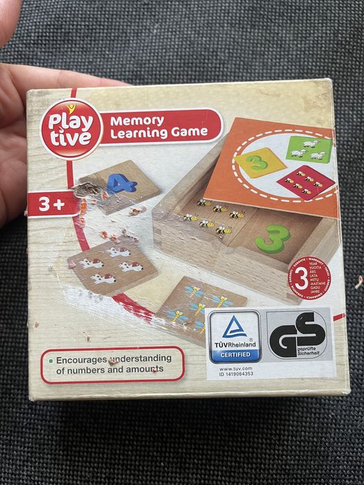 Drewniany karty do nauki liczenia