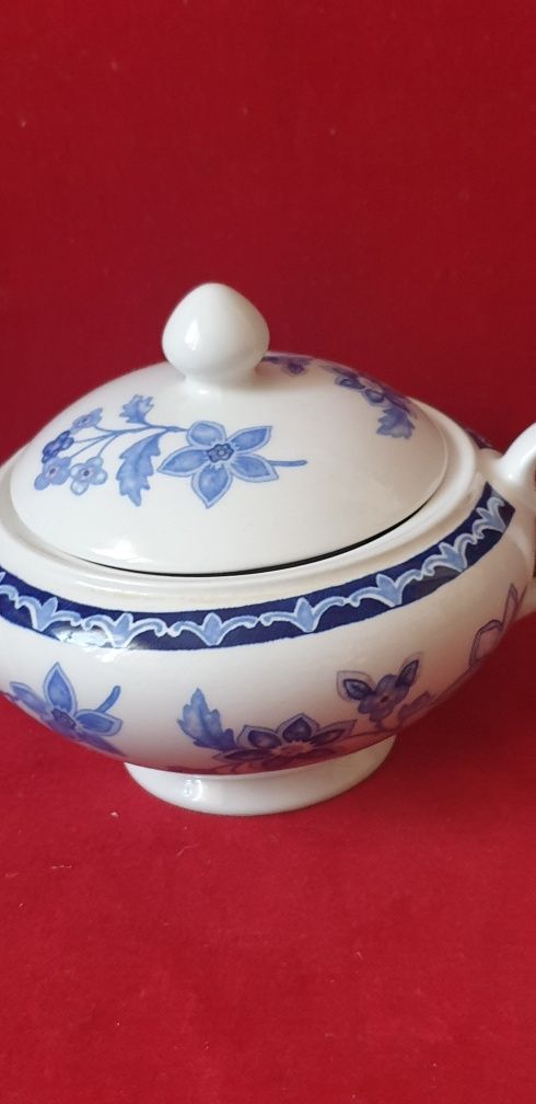 Cukiernica wzór cebulowy  porcelana angielska Blue .Syg .z lat 60 tych