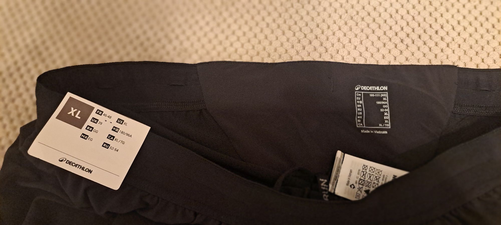 Nowe Spodenki Męskie do Biegania Kiprun RUN 500 Comfort w rozmiarze XL