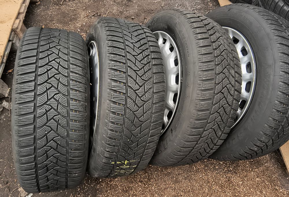 Komplet kół zimowych Volvo 5x108 Dunlop 205/55/16 !