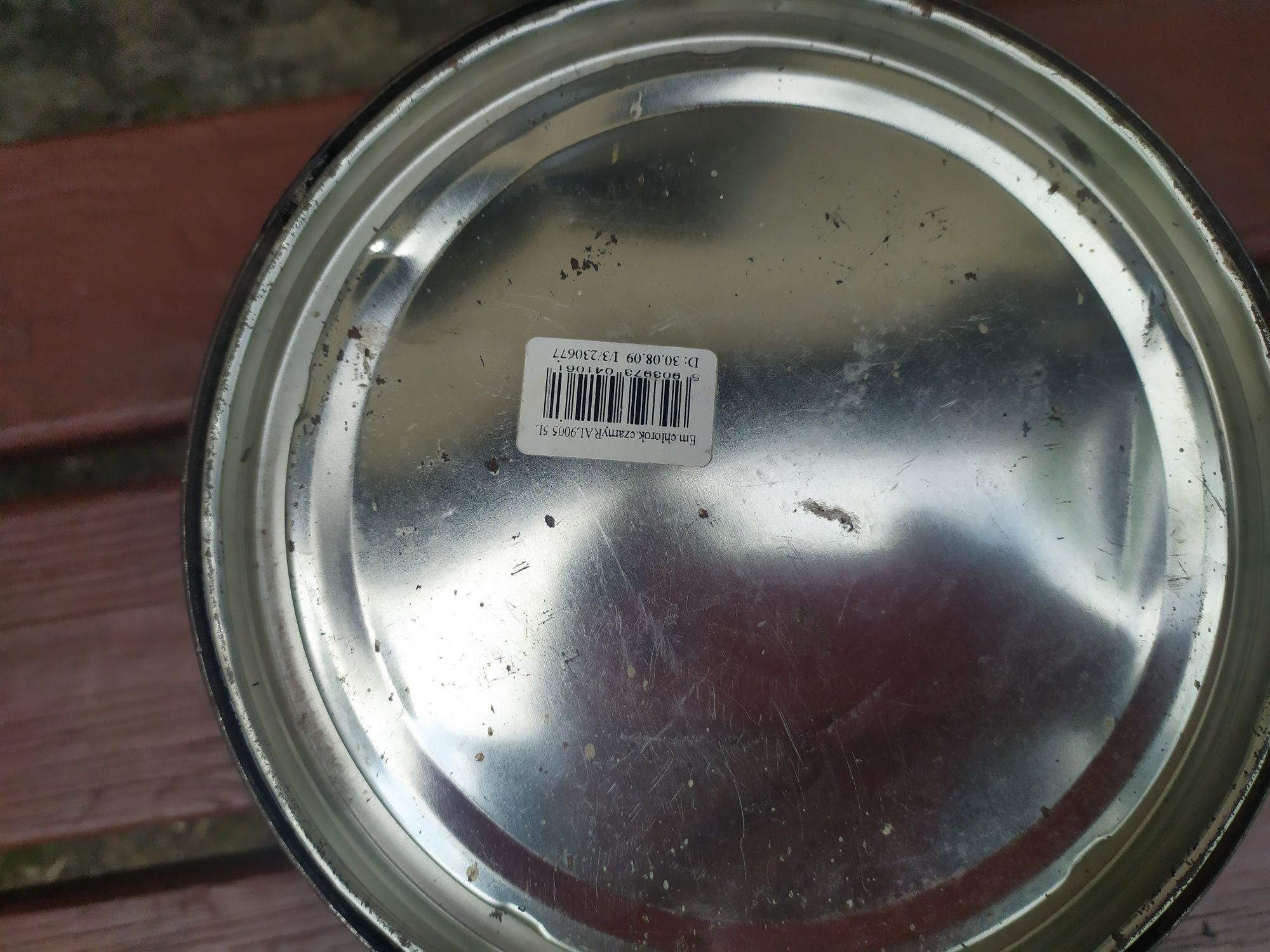 Farba chlorokauczukowa 5l czarna Śnieżka