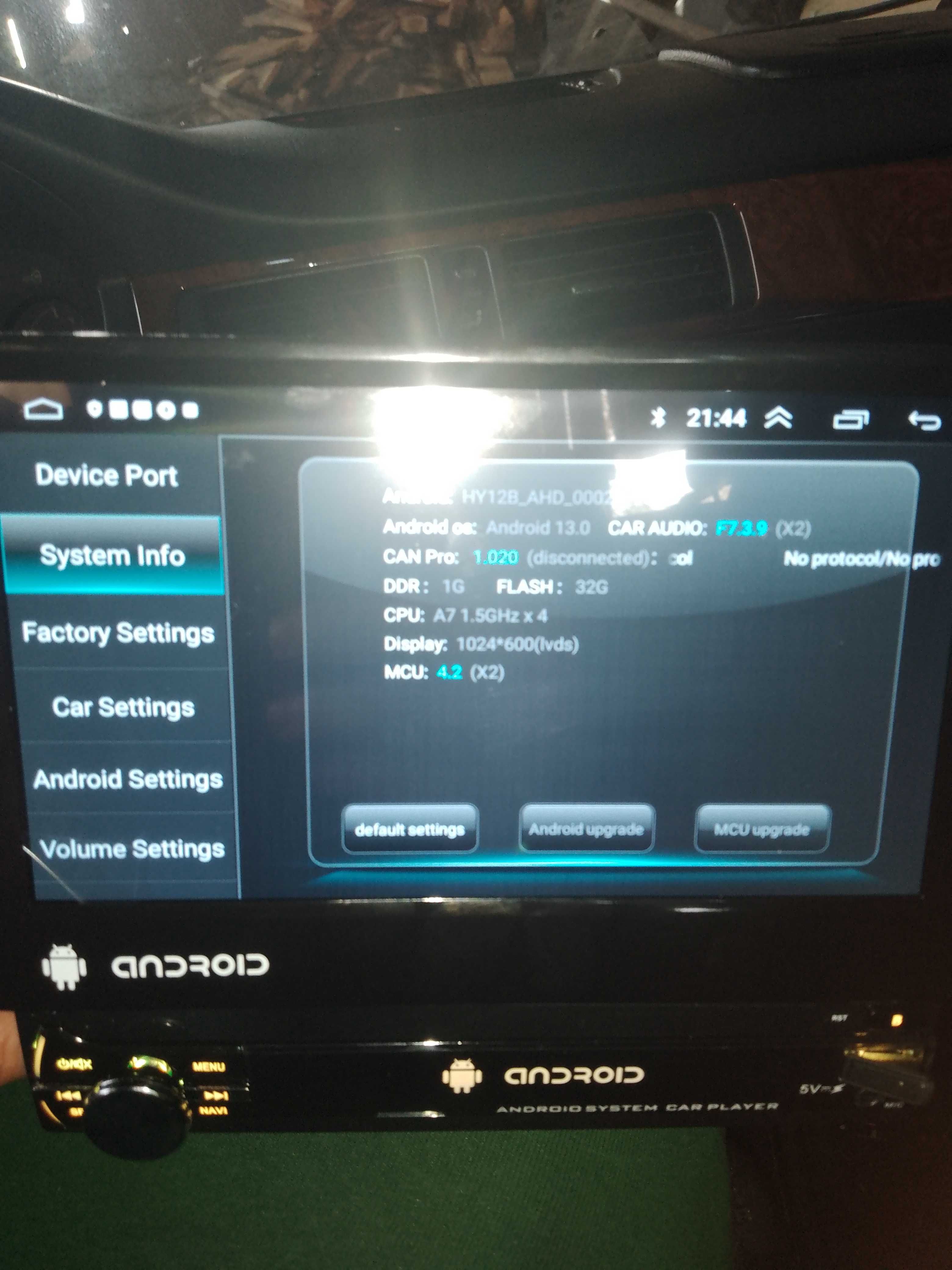 Radio Samochodowe 1din Android NOWE! GPS Wifi.Możliwość wysyłki