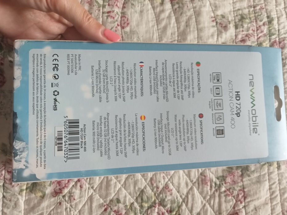 Máquina fotográfica à prova de água