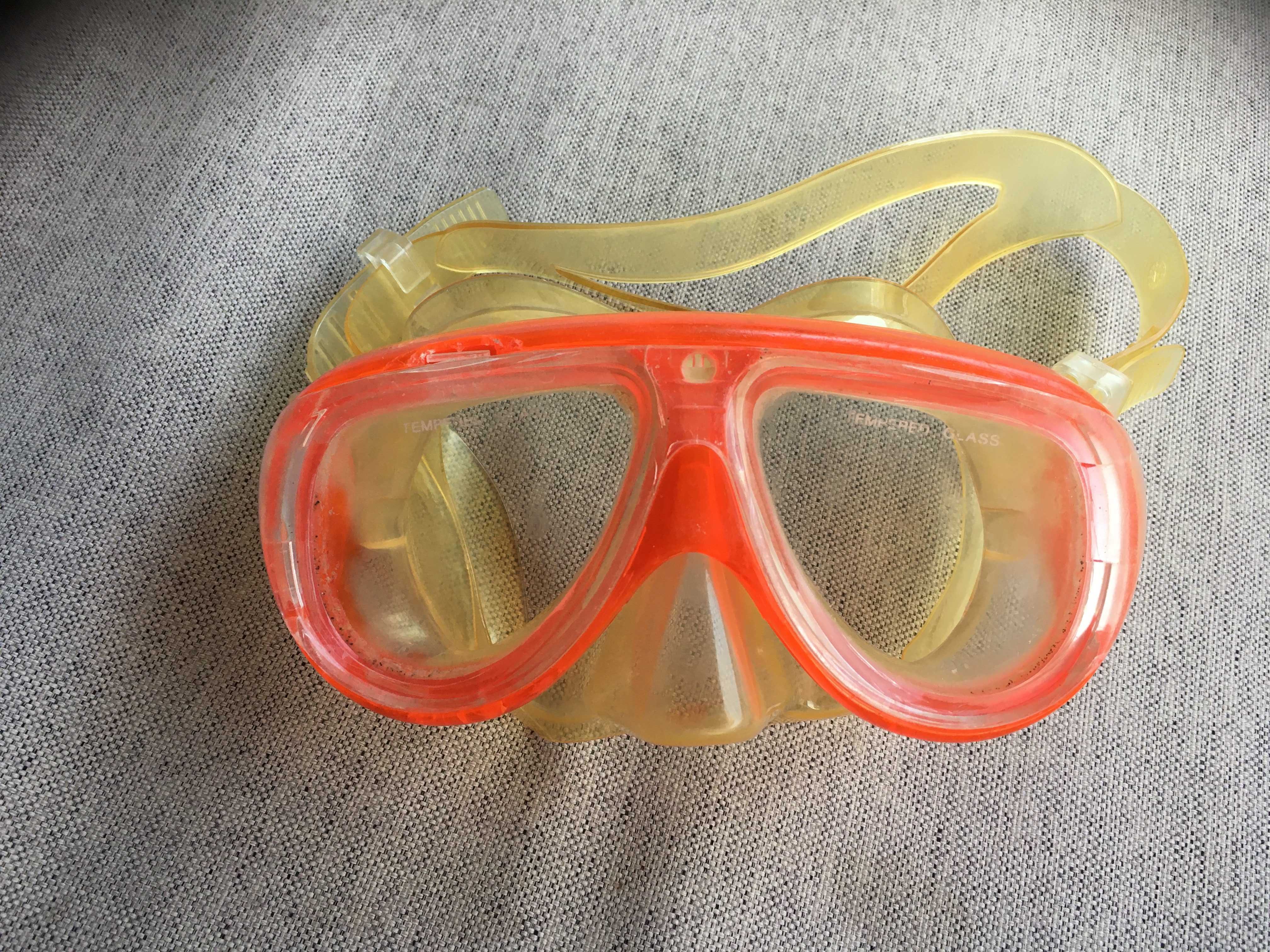 maska do nurkowania pływania używana
