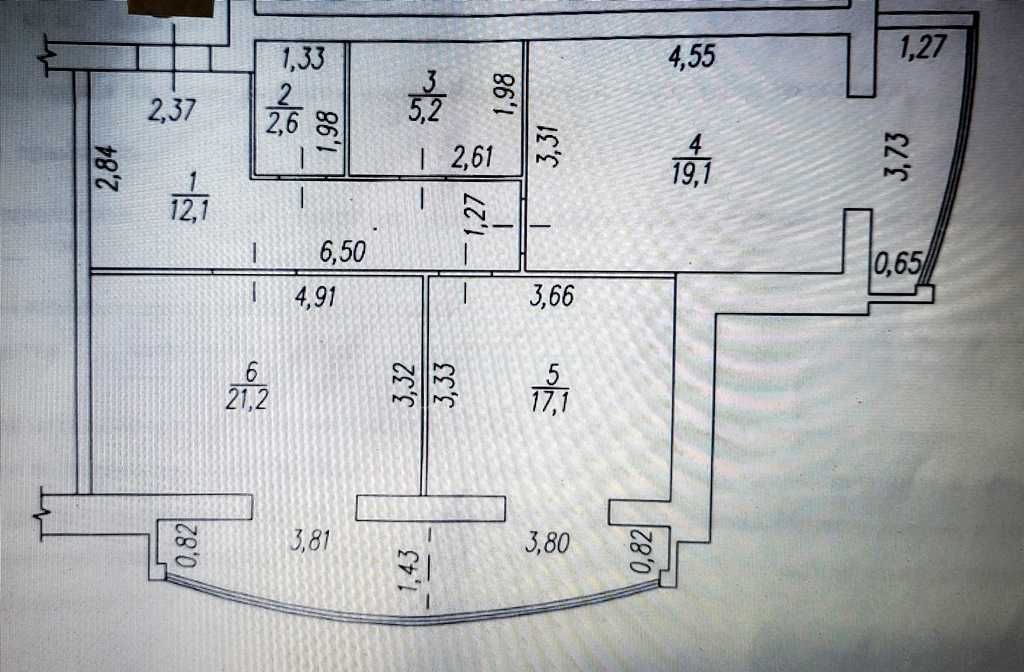 Продажа 2-х к.кв. на этаже кладовка 3,5 кв.м ул. Почтовая д.119, ЖК 1.