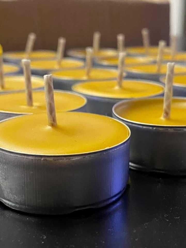 Świeca z wosku pszczelego TEALIGHT - 30 szt.