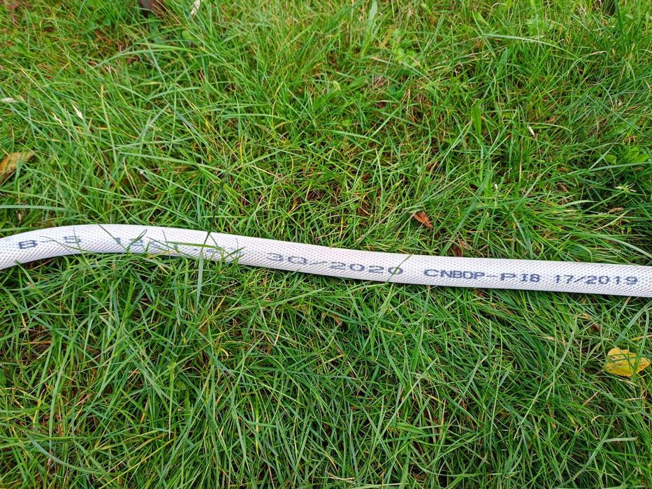 Wąż strażacki półsztywny z prądownicą - 28,70 mb.