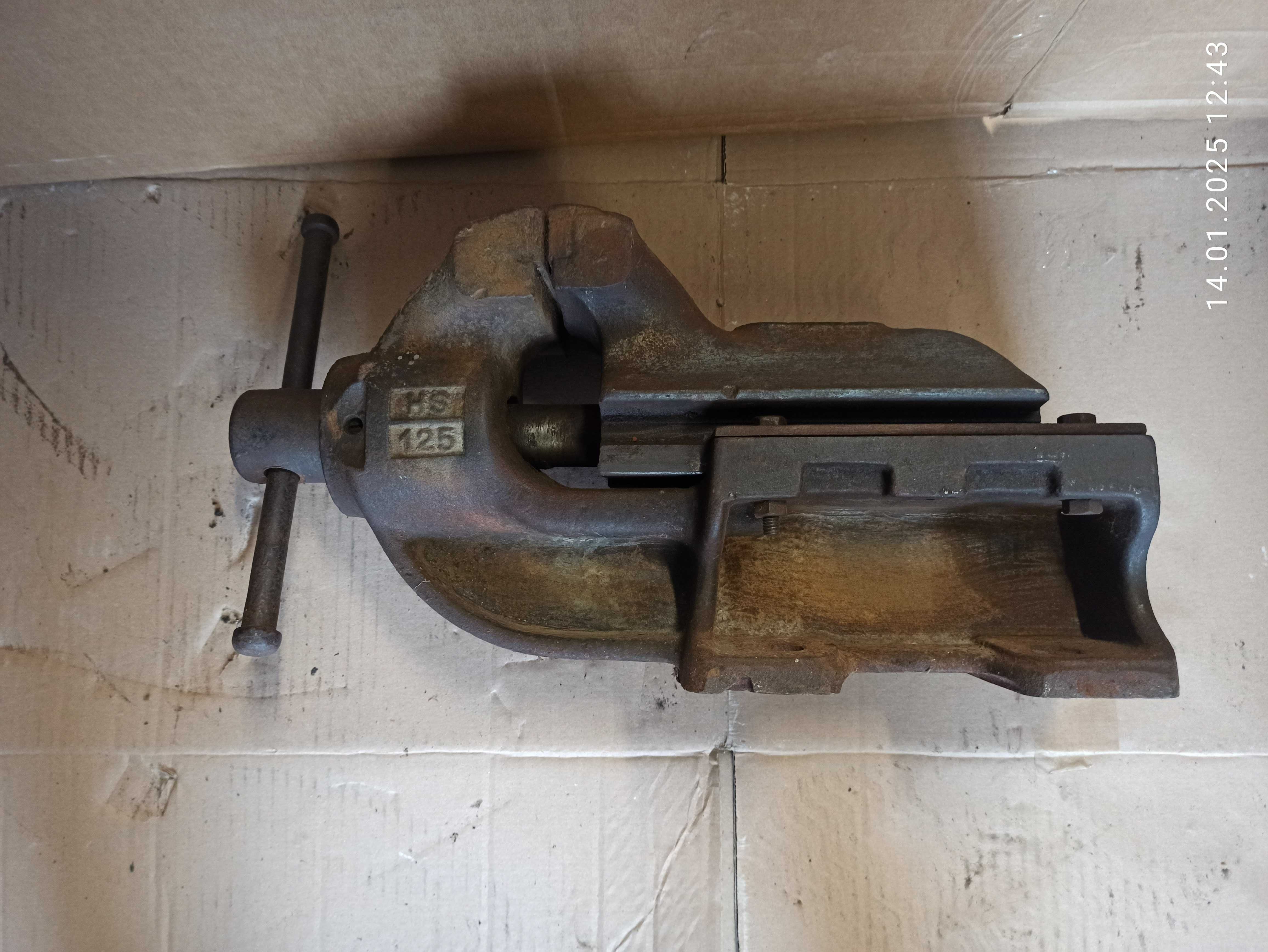 Imadło ślusarskie Niemieckie 125mm 24kg