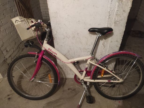 Rower dla dziewczynki 24 btwin