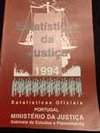 Livro Estatísticas da Justiça 1994