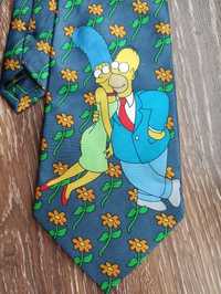 Краватка з Сімпсами 100% шовк 50 грн