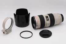 Canon EF 70-200 mm f 2,8 L IS USM zadbany obiektyw + osłona + uchwyt