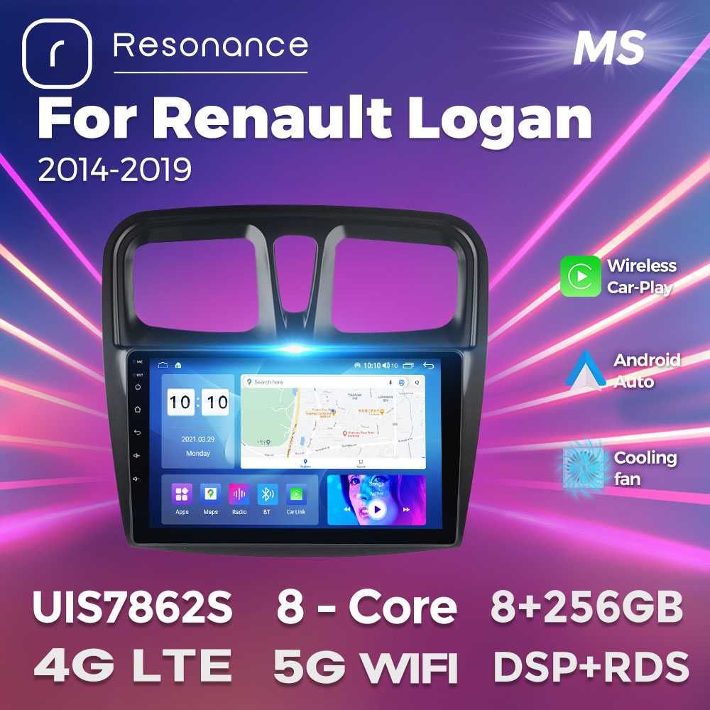 Штатна магнітола Renault Logan Рено Логан GPS навігація android