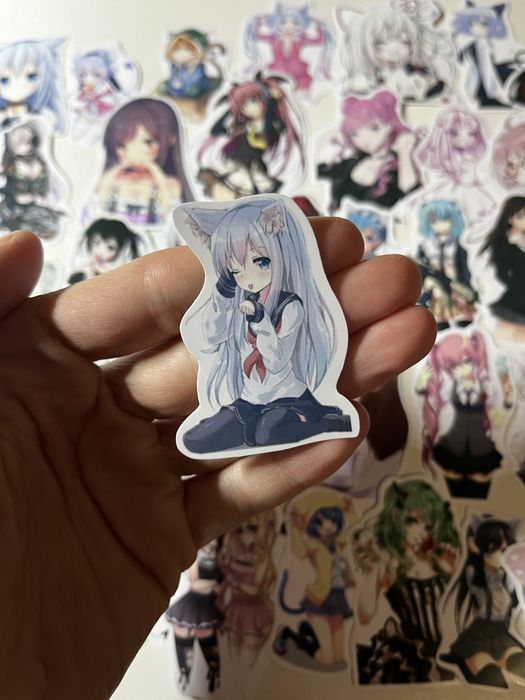 Стикеры, аниме, наклейки с аниме