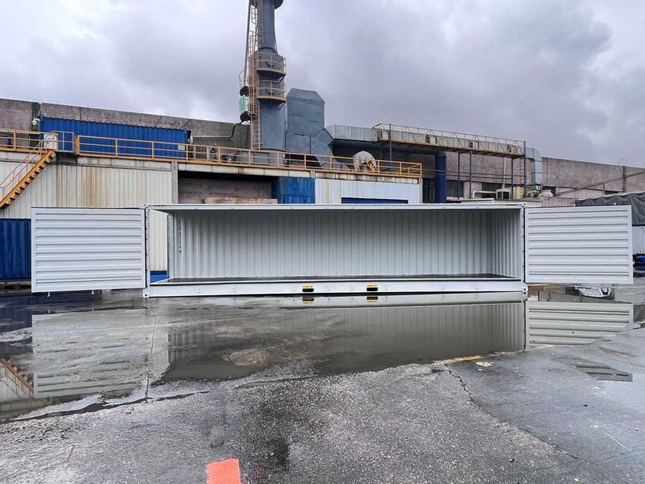 Kontener morski,  40hc open side - otwierany długi bok