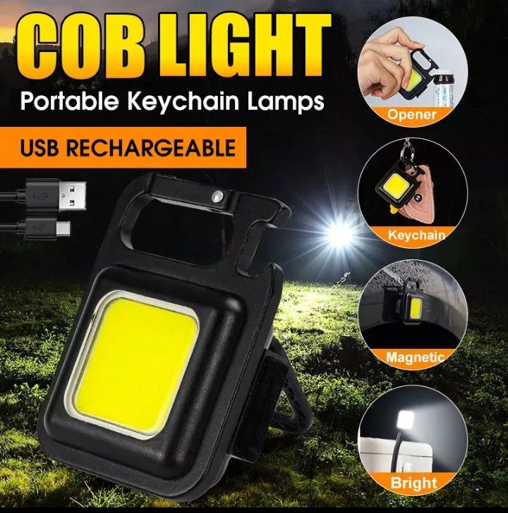 Світлодіодний ліхтарик keychain light mini led usb