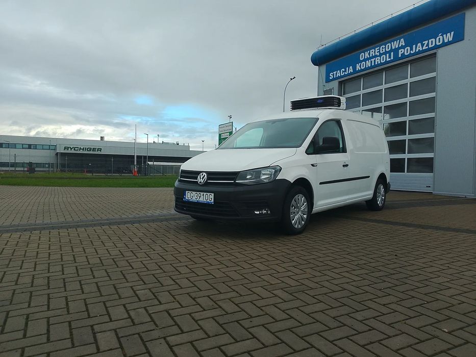 Volkswagen Caddy L2 Maxi Long Izoterma Chłodnia Mroźnia 220V do lodów minus 20 grzanie  Producent Półka druga podłoga finansowanie gwarancja