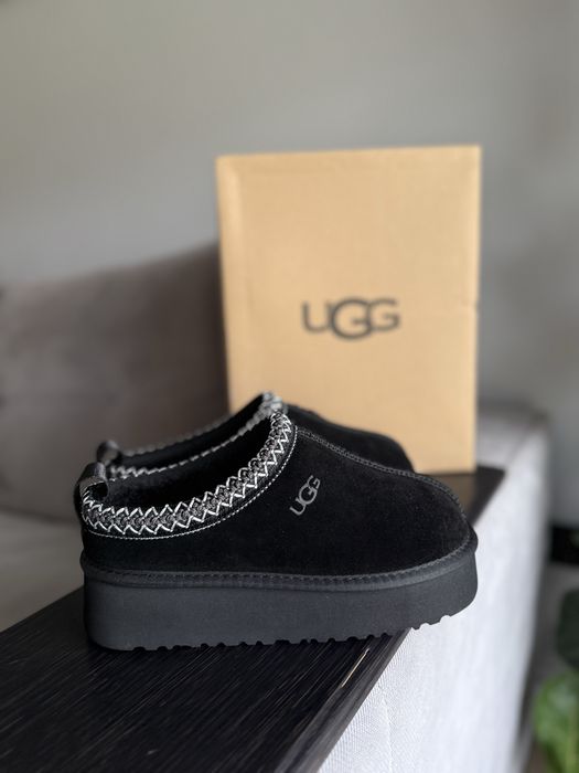UGG Tasman Platform Tazz Угги на платформі Угг Уггі чорні 37