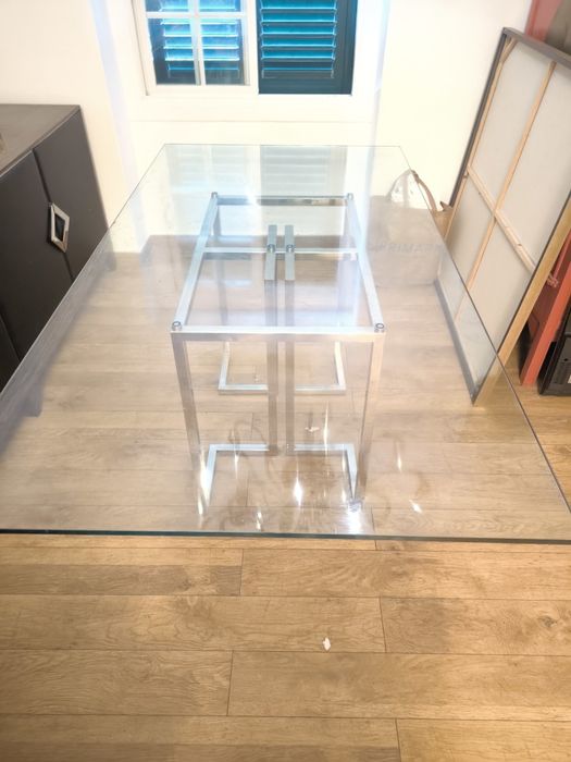 Mesa de Vidro Jantar 210 x 110
