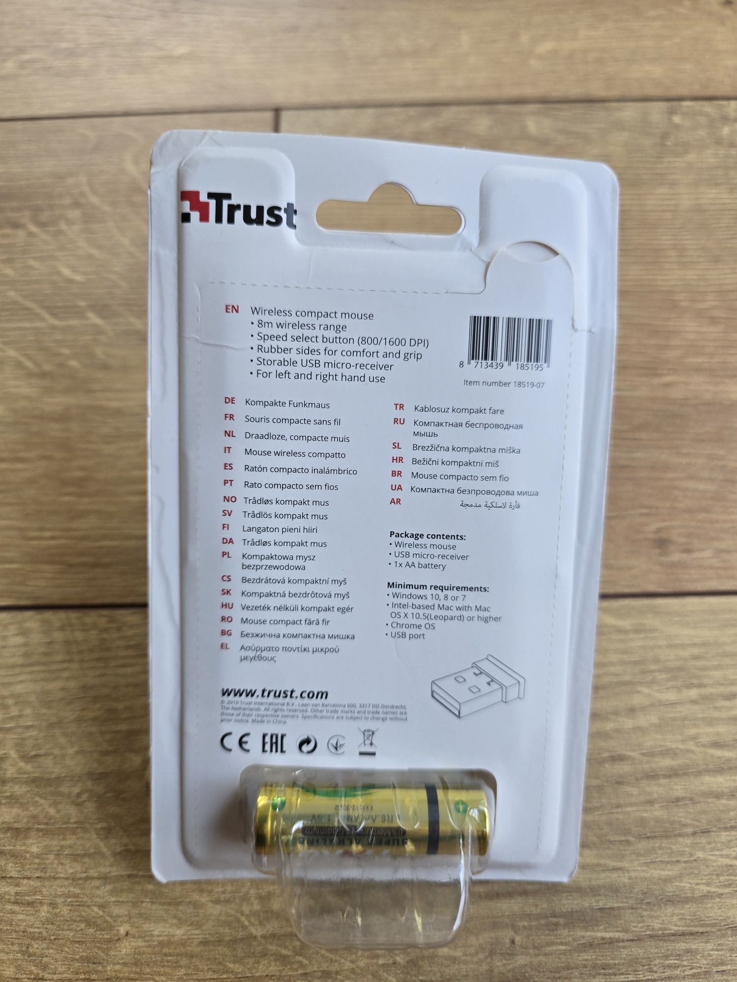 Myszka komputerowa bezprzewodowa Trust wireless