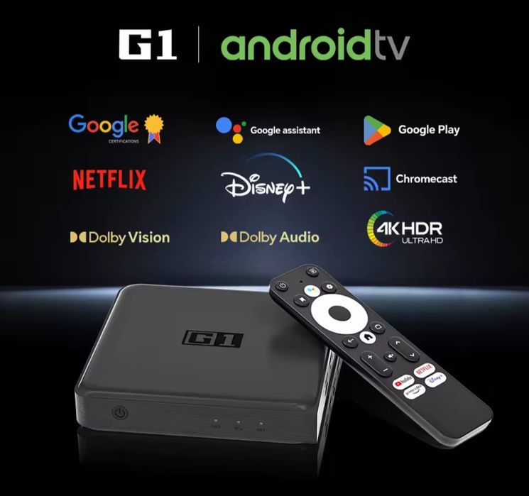 TВ Смарт-приставка KinHank G1 4/32 Android TV 14та інші