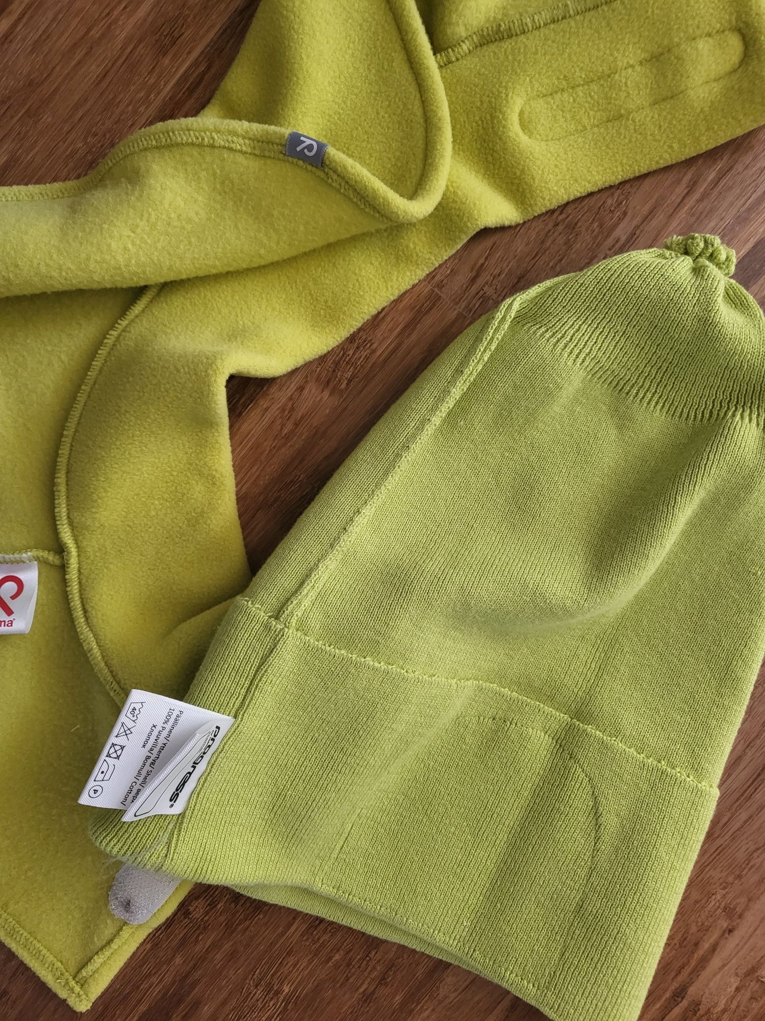 Zestaw REIMA Nowe Czapka roz 52-54 komin szalik dł 46cm kołnierz