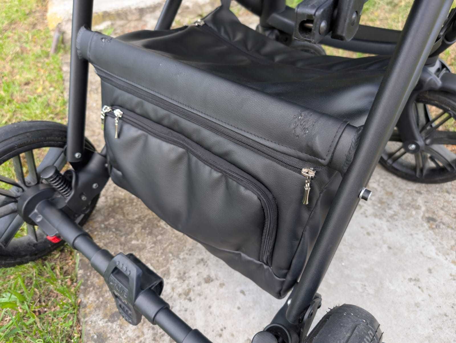 Wózek dziecięcy 3 w 1 Camarelo Zeo Eco srebrny- wersja limitowana