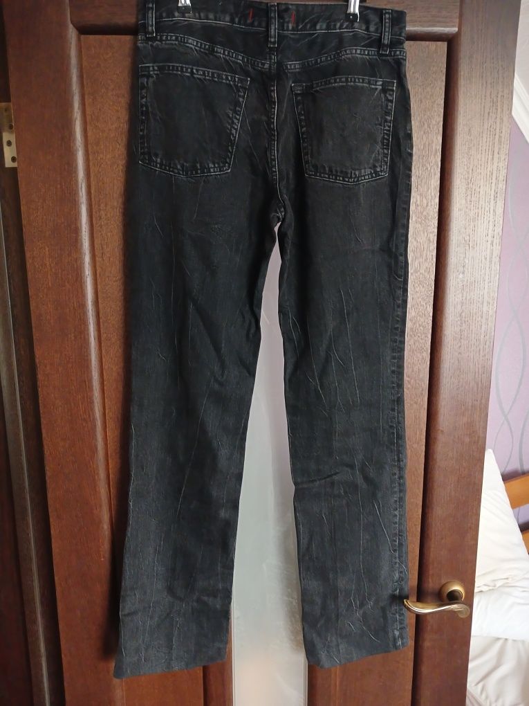 Джинси zara bootcut high-waist р-р 42