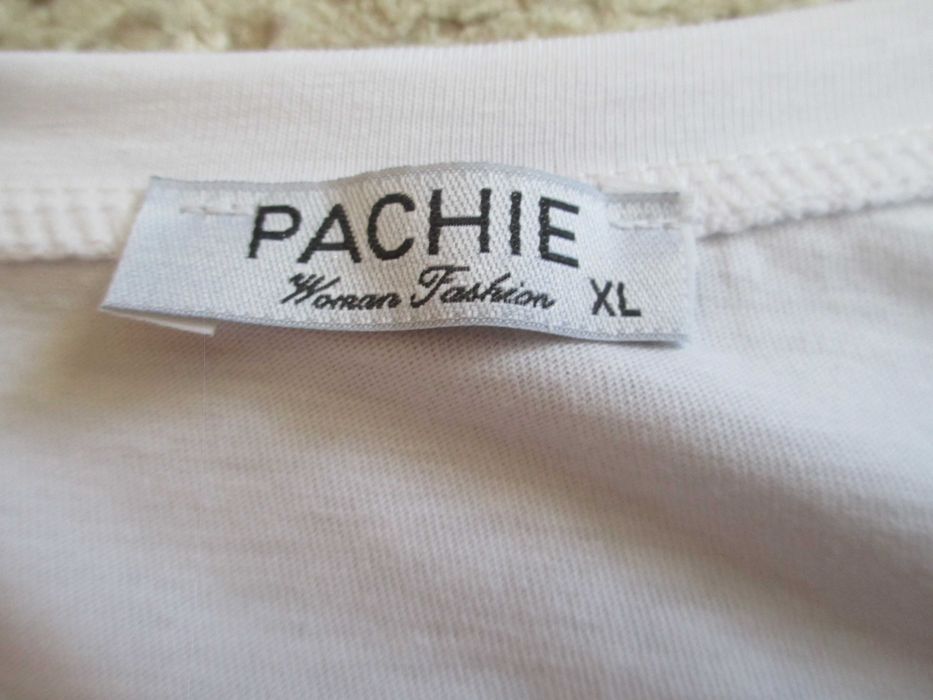 Женская белая футболка с принтом XL-XXL