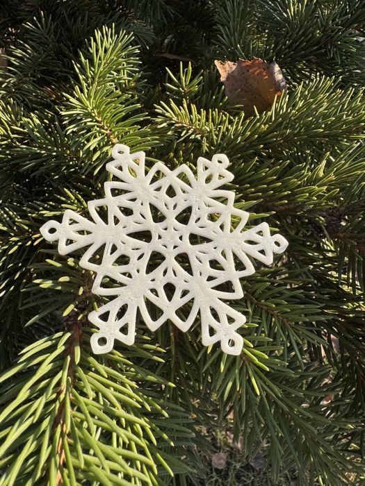 Іграшки на ялинку. Сніжинки. Ціна за 10