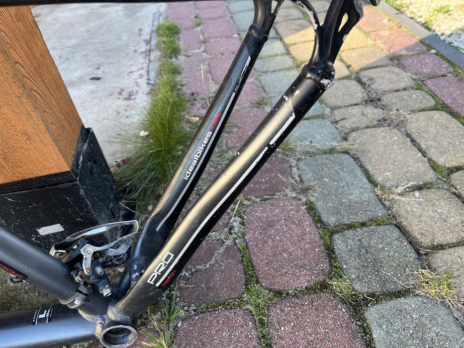 Rama z alminium od roweru ideal